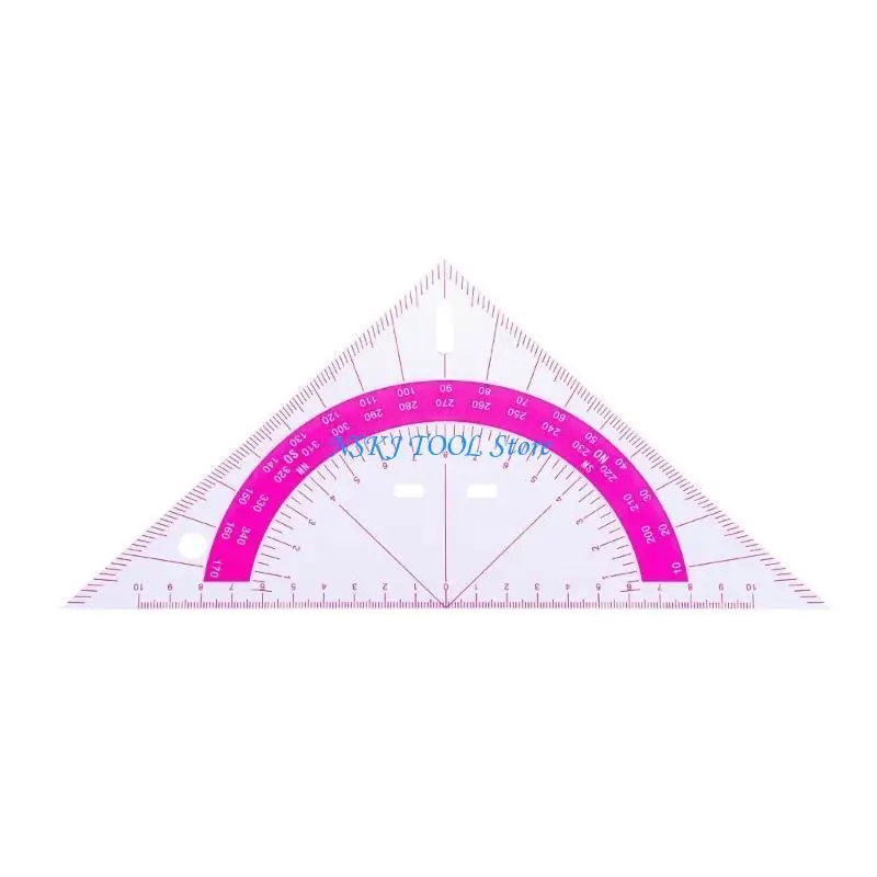 

L8RC Multifunctional Plastic Quilting Ruler Sewing Ruler Patchwork Ruler Multipurpose for Precisions Cutting in DIY Crafts