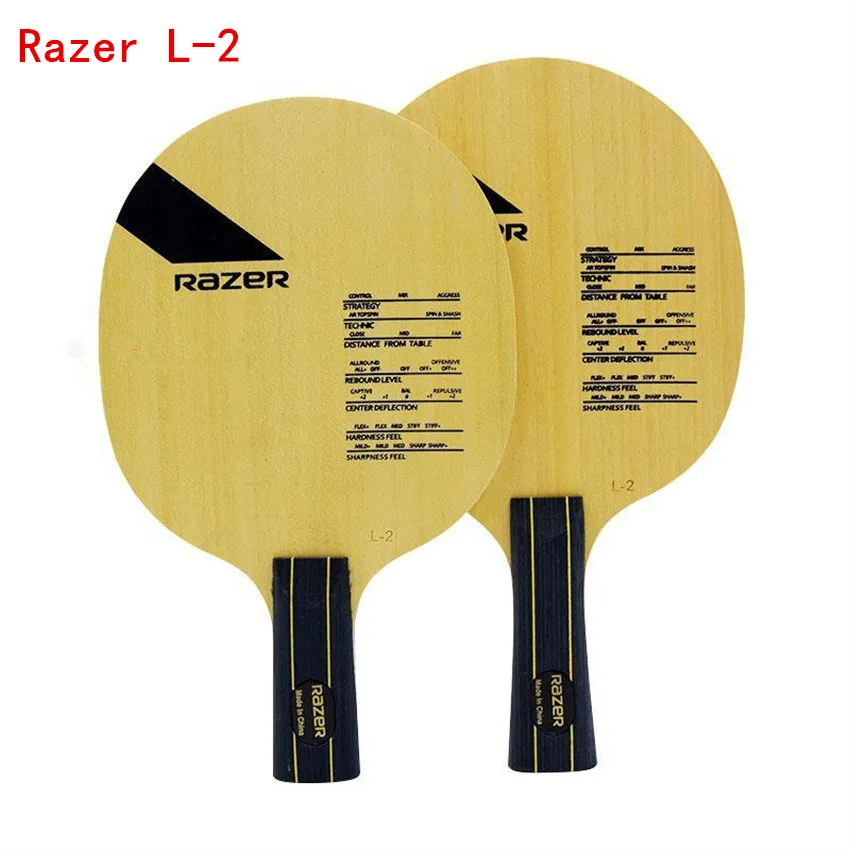 Genuine Razer L2 Carbon Pure Wood Table Tennis Bottom Plate L-2 Table Tennis Blade Training Bottom Plate