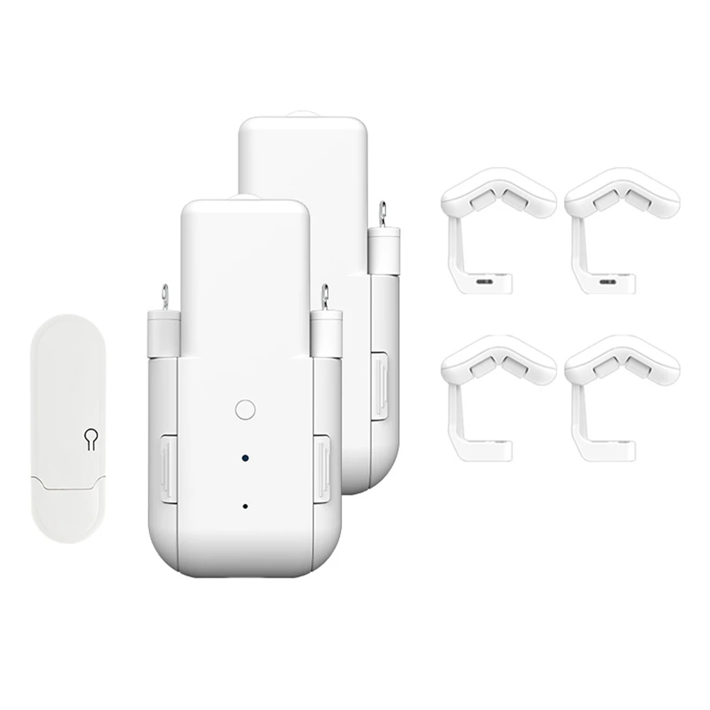 ABJY-умный мотор для штор, автоматический открыватель для штор, датчик температуры и света, бесшумное время