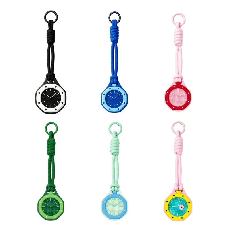 

U55B Octagonal Face Hanging Charm with Cord Top, 18.5 Phone Accent for Bag Styling and Everyday Carry Use Look