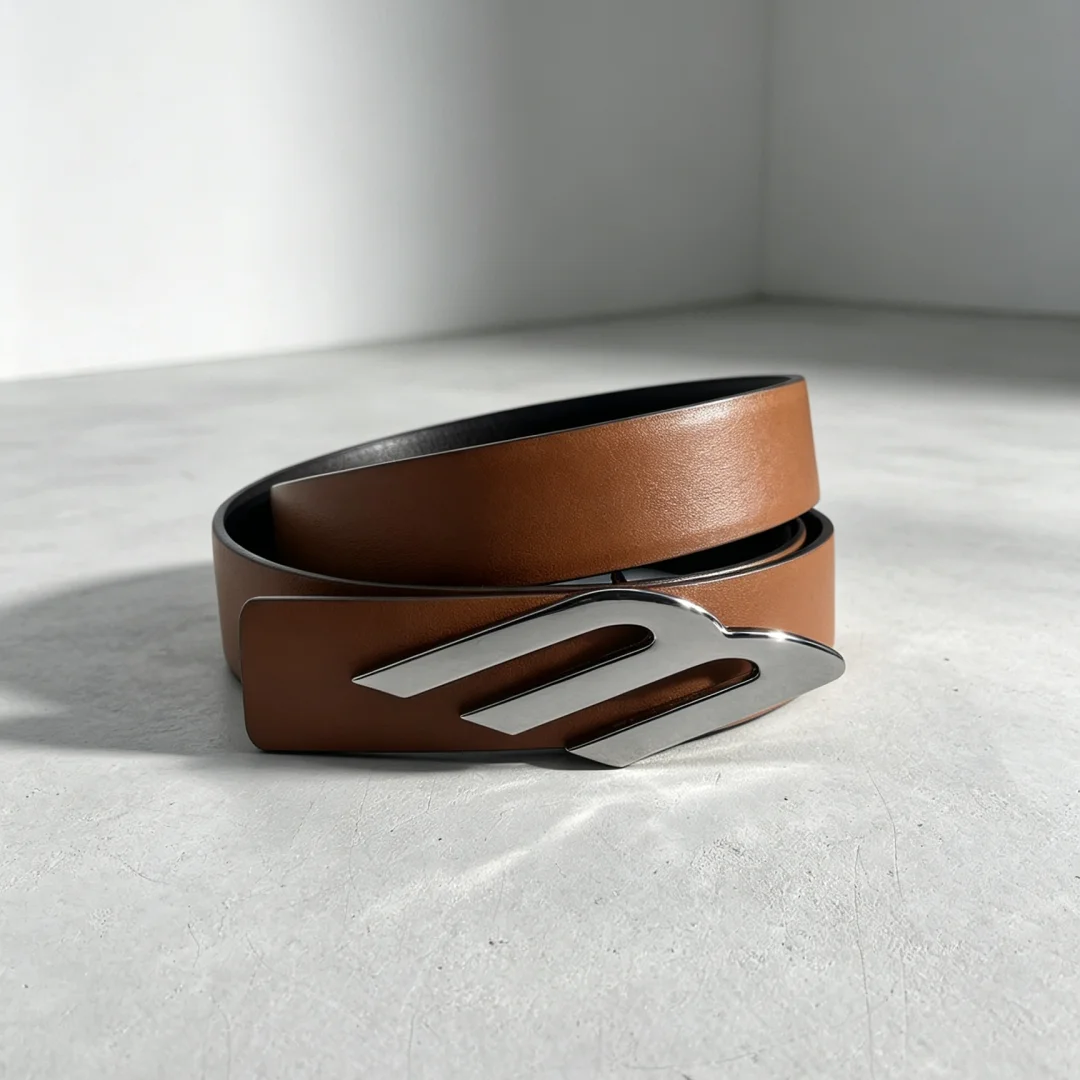 Small Belts Real Leather Belt Cowhide For Women Fashionable reversible M Clasp Belt With Buckle Dress Jeans Belts 3.0cm M-1