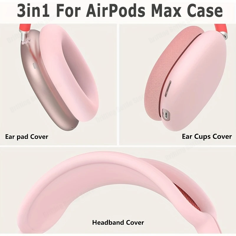 Luxury Coque For Airpods Max Case Headphones Protective Cases For Apple AirPods Max Replacement Cover Headphone Accessories