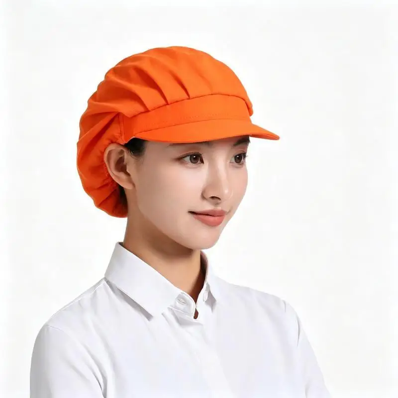 NewBreathable Work Hair Net Cap Mesh Back Adjustable Elastic Band For Kitchen Food Processing Multiple Colors Available