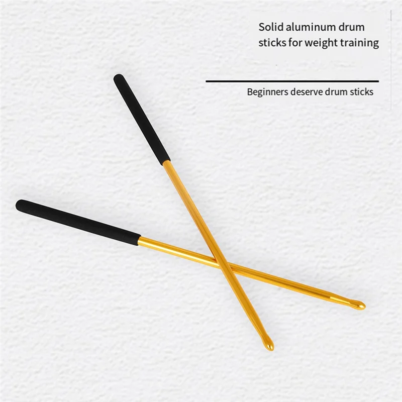 

Drum Set Jazz Drum Aluminum Metal Drum Stick 5A Water Dropper (Non-Slip Handle) Durable