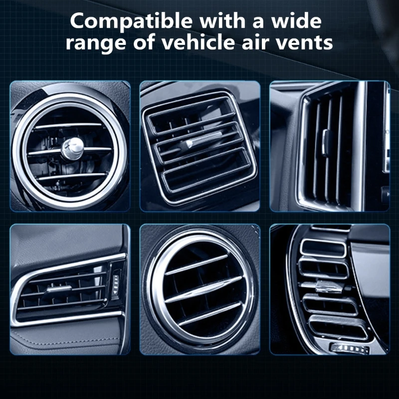 66W Car Phone Charging Mount for 15 14 13 12 Glass Panel Phone Holder Air Vent Mount Wireless Charging Stand Holder