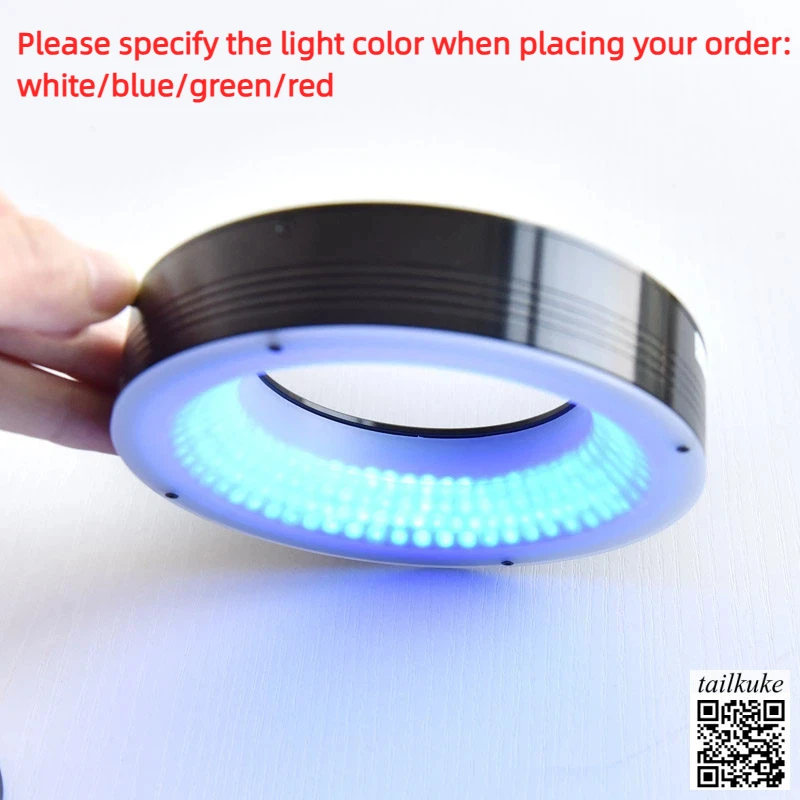 24V 45degree Ring Light Source LED Ring Vision Source CCD Industrial Camera Product Visual Inspection