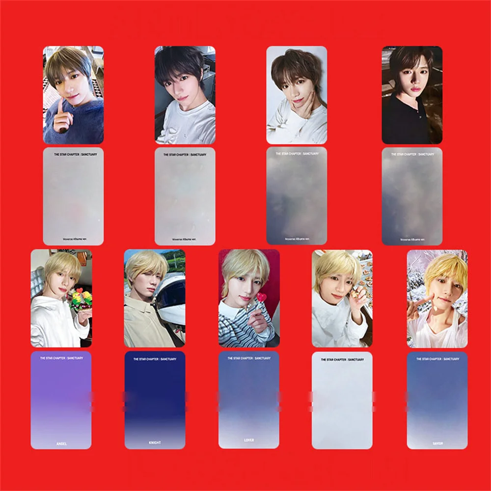 9pcs/set SANCTUARY New Album Photocard Soobin YEONJUN Two-sided Quantity LOMO Card BEOMGYU TAEHYUN  HUENINGKAI Fans Gift Cards