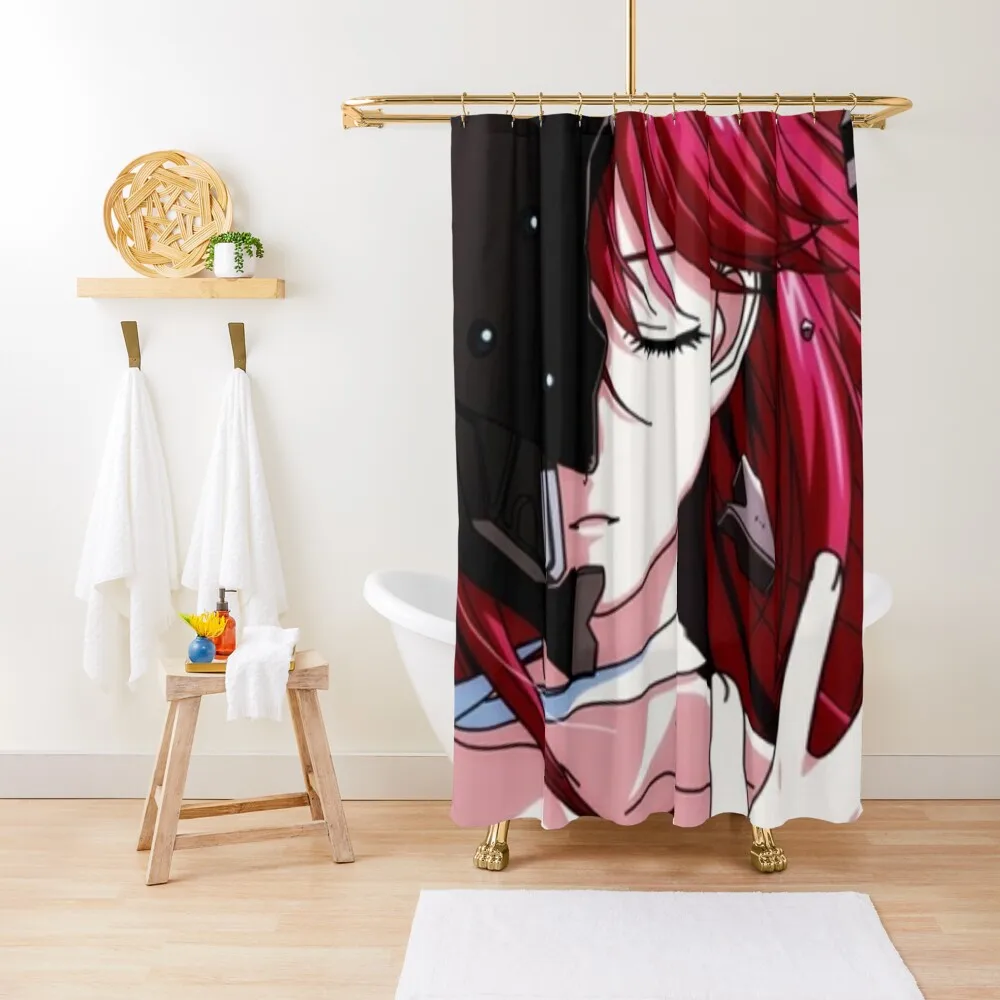 

Elfen Lied Shower Curtain Waterproof Shower And Anti-Mold Shower Bath Bathroom Fabric Window Curtain