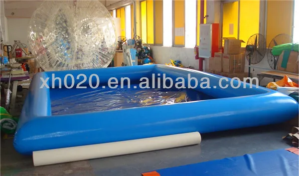 Commercial outdoor aqua zorbing ball inflatable hamster swimming pool toys in blue aqua wall ball