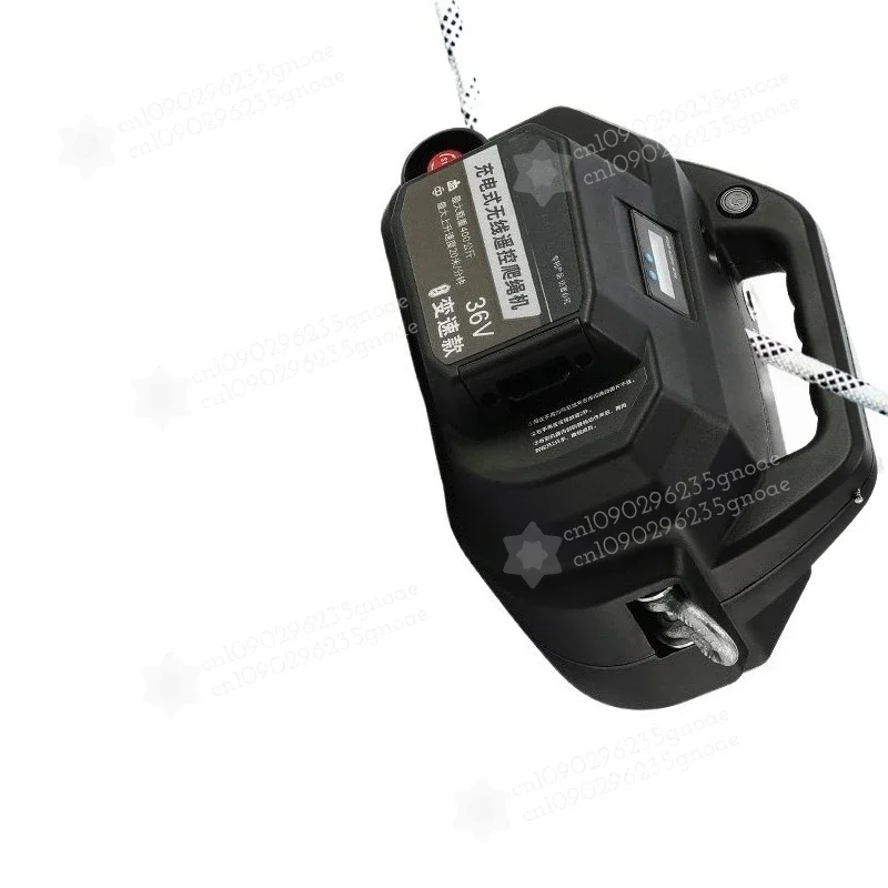 Rechargeable rope climbing machine Remote control electric lift Portable crane Electric hoist External wall hoisting