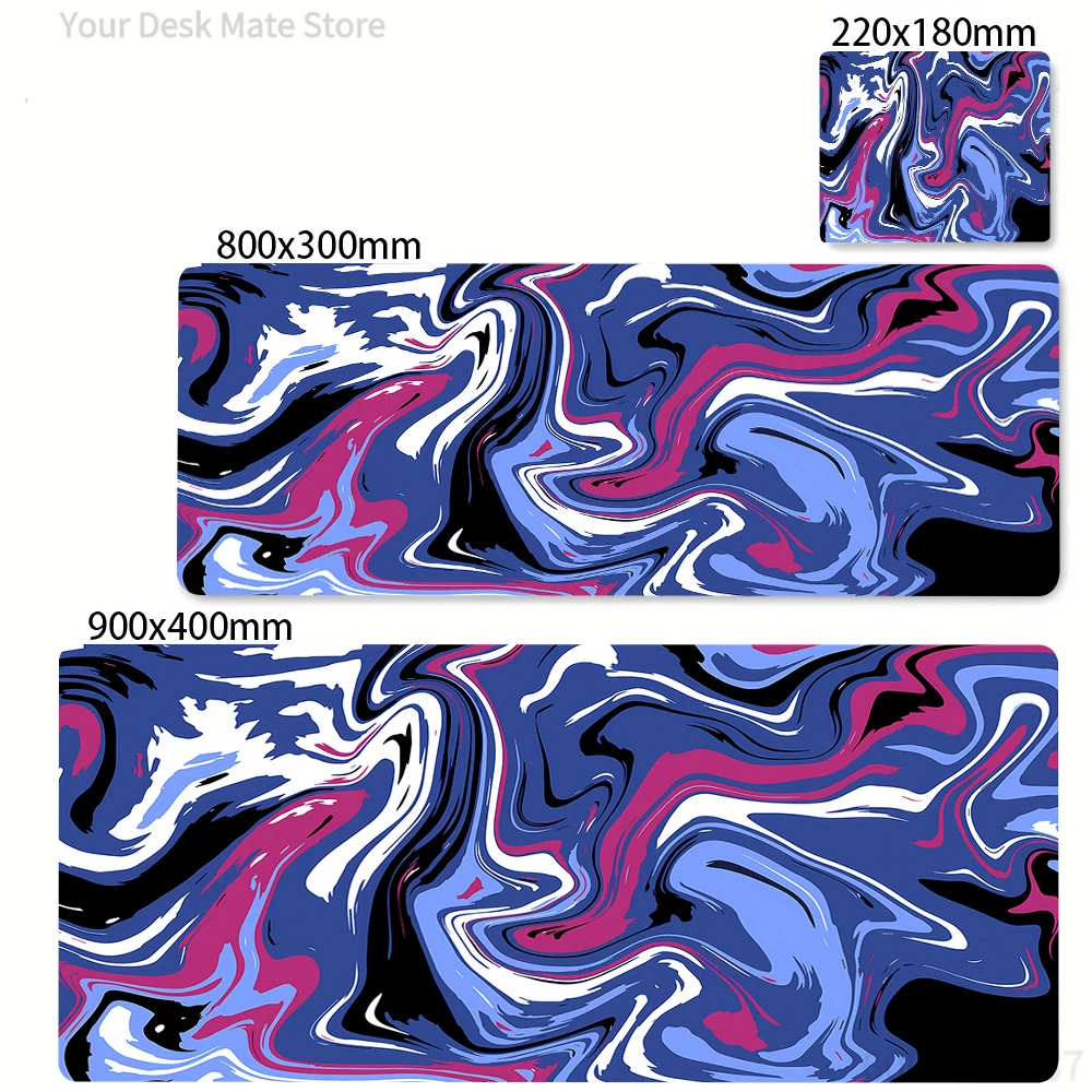 Abstract Swirl Desk Mat Waterproof Anti-slip Large Gaming Mouse Pad