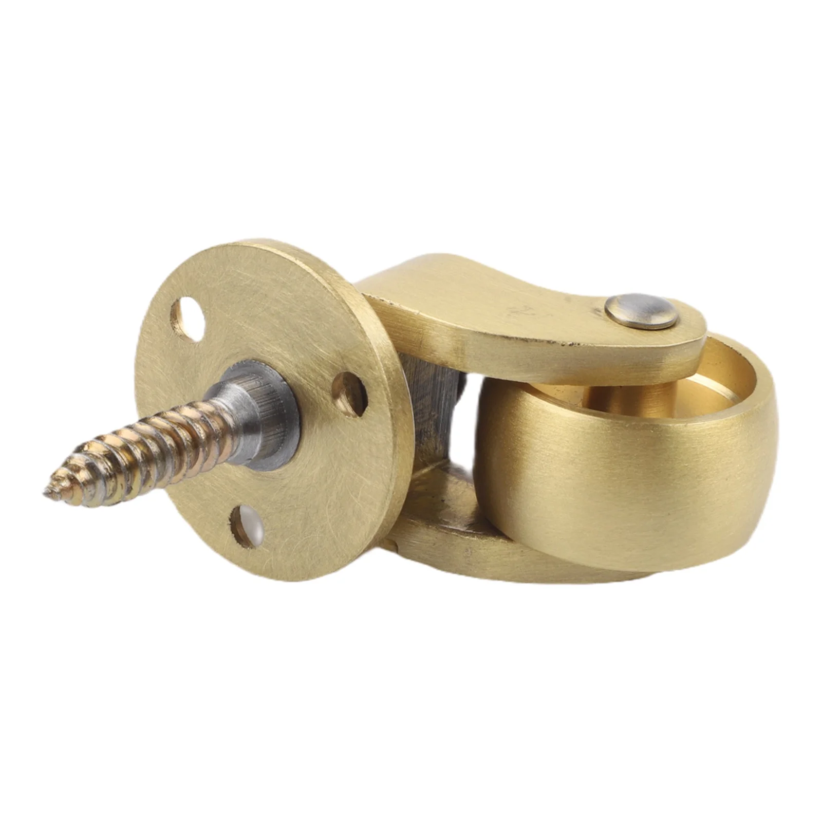 6*5*2.5cm Brass Caster Wheels for Whisper Quiet Casters Enhanced Aesthetic Appeal Easy To Install for Whisper Quiet Operation