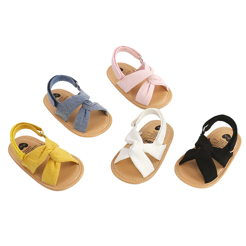 

Baby Summer Shoes Girls Clogs Newborn Simple Style Solid Color Soft Sole Shoes Outdoor Indoor Prewalker Sandals