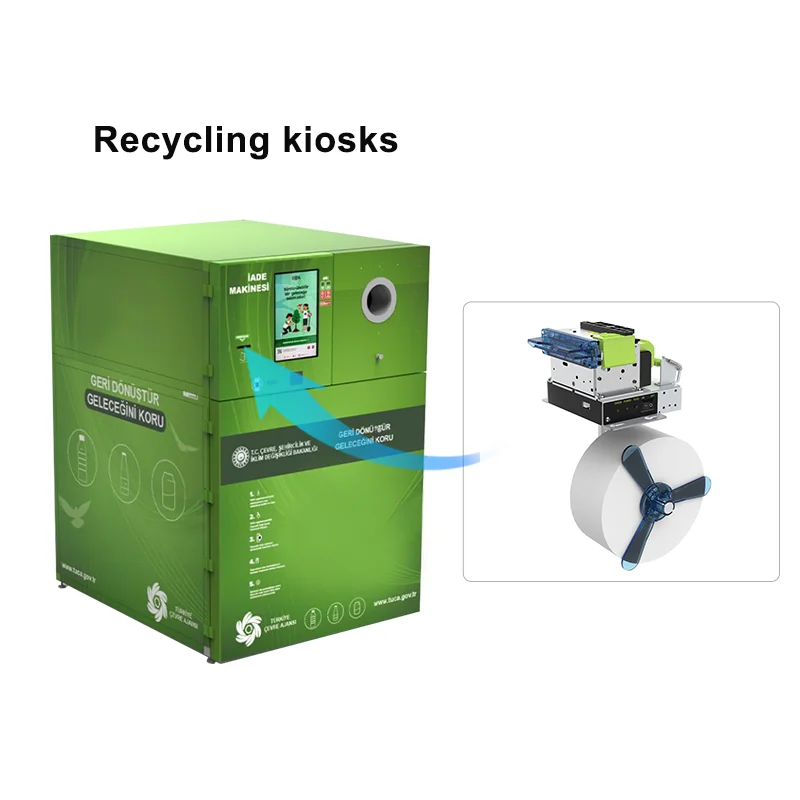 

Cashino KP-212A 58mm KP-212A USB/RS232/LAN Kiosk Receipt /Label Thermal Printer For Recycling Kiosks
