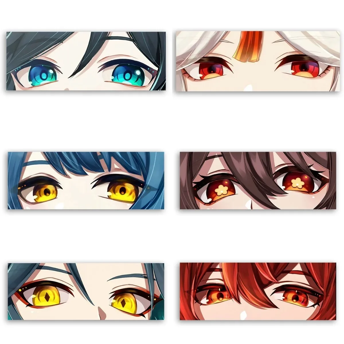 

Genshin Eyes Anime Catoon PVC Waterproof Sticker for Bicycle Laptop Motorcycle Vinyl Bicycle Wall Room Fridge Table Car Decal