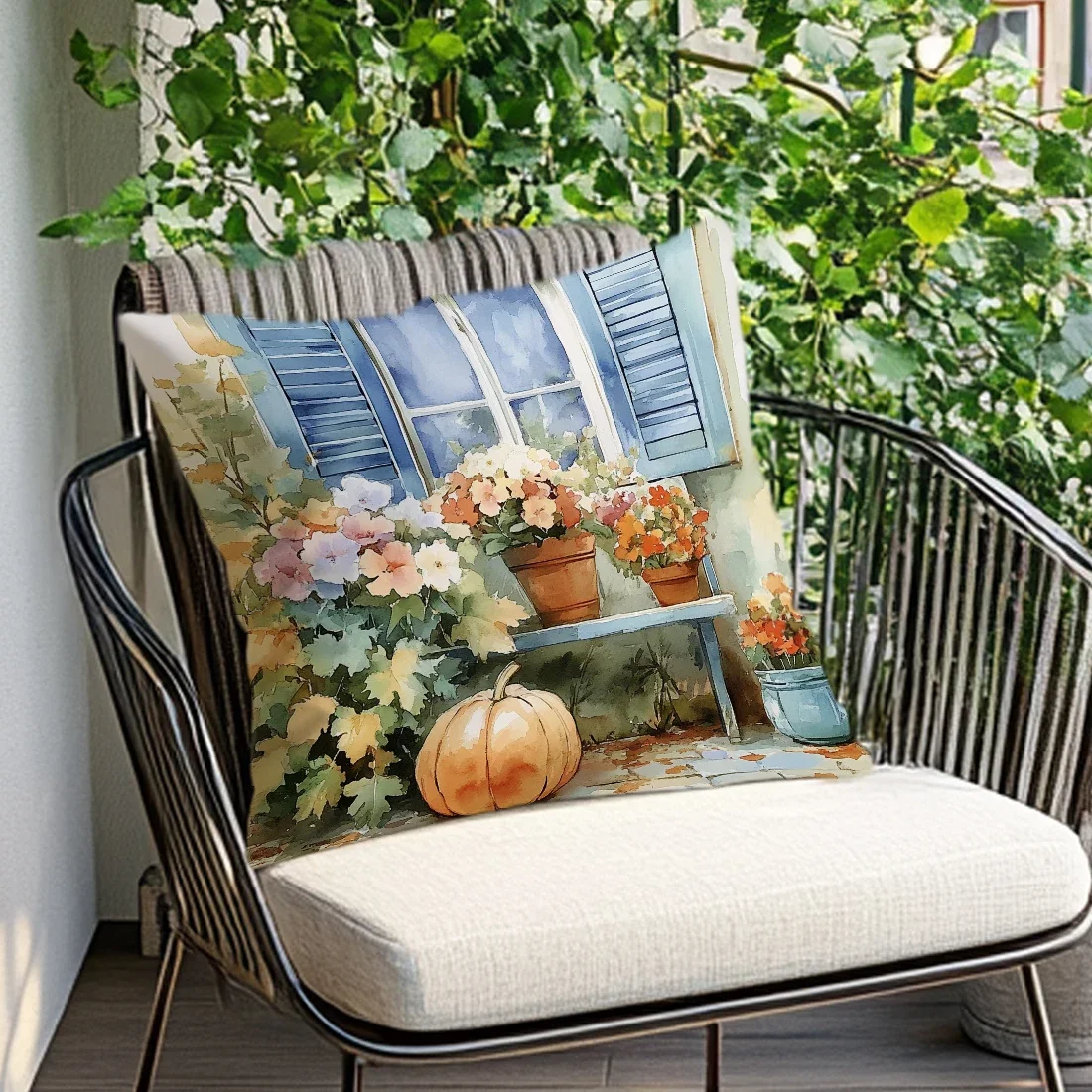

Retro countryside Cushions Pillowcase Polyester Cushion Cover Throw Pillow Sofa Decoration Pillowcover Home Decor