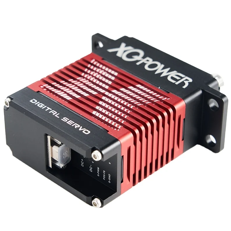 Serwo bezszczotkowe CNC z aluminium, skala 1/5, do dużych modeli RC, wysokie napięcie, 400KG 450kg 500kg, metalowe koło zębate.