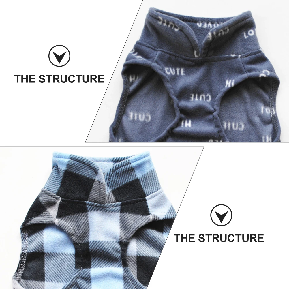 

4Pcs Cozy Winter Pet Clothing Warm Dog Jacket Cute Costume For Dogs And Cats Premium Quality