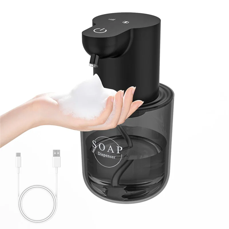 

2025 Trend Automatic Soap Dispenser Touchless,4-Level Adjustable Foaming Hand Soap Dispenser, Auto Soap Dispenser Wall Mount,