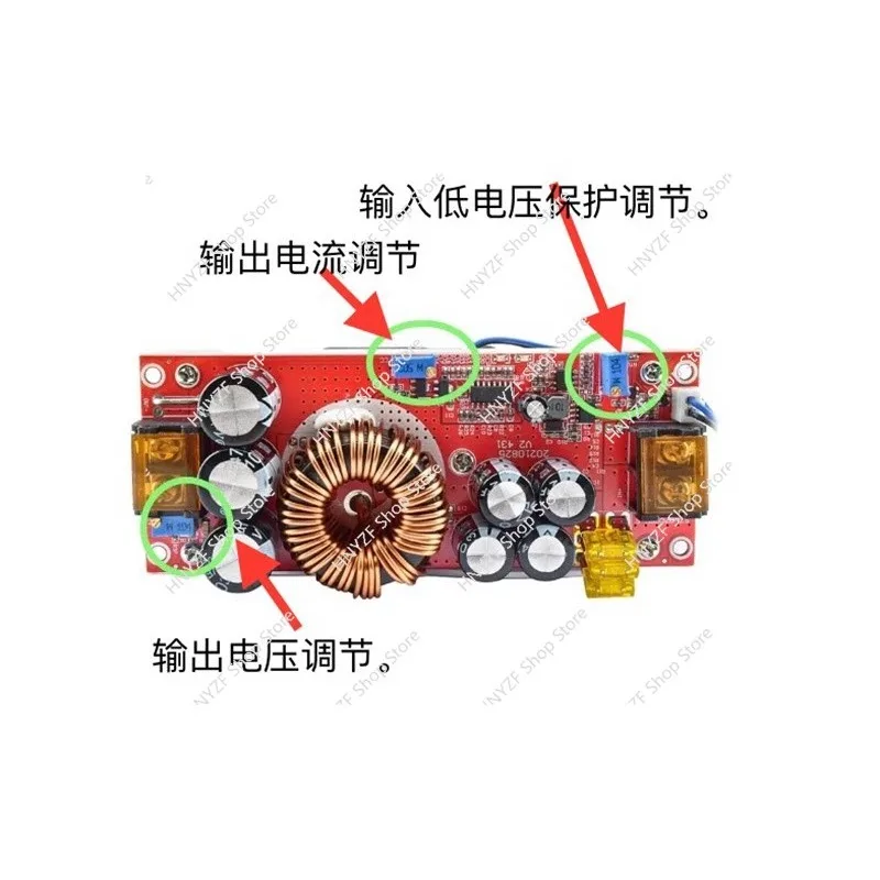 DC-DC Boost Conversion Module 1800W High Power Boost 40A Constant Voltage Constant Current Adjustable Boost Power Supply Module