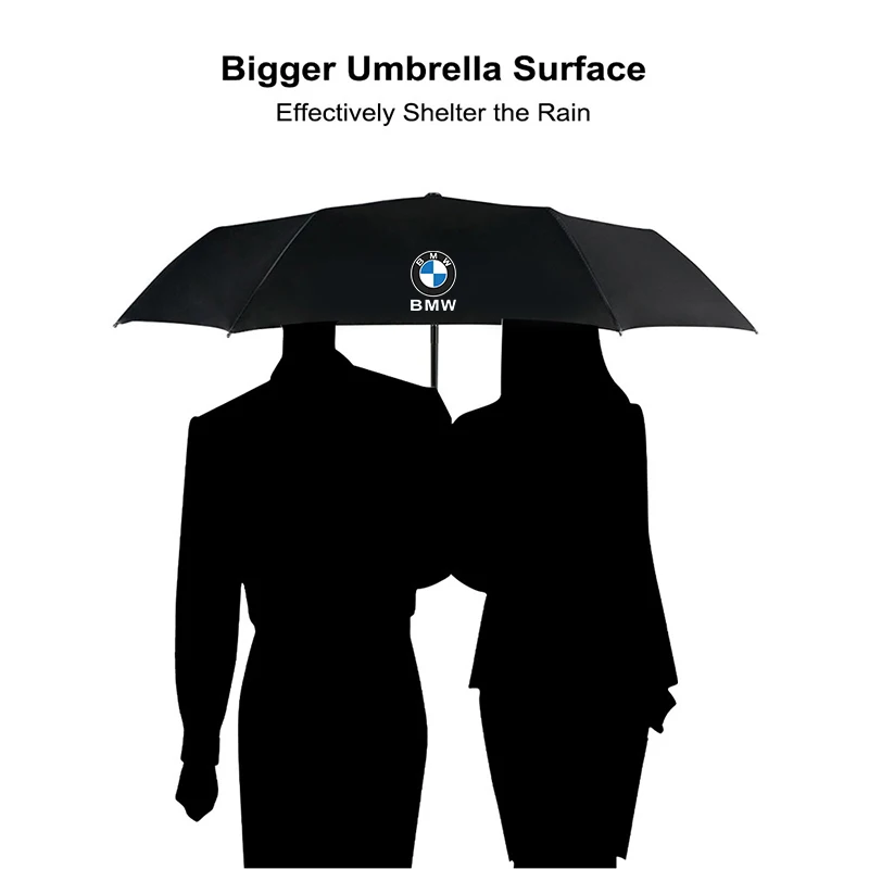 BMW M X1 X3 X5 X6 X7 M3 M4 M5 F15 F25 F30 E36 E39 E46 E87 E90 Car Automatic Folding Sun Protection Umbrella Sunshade Accessories