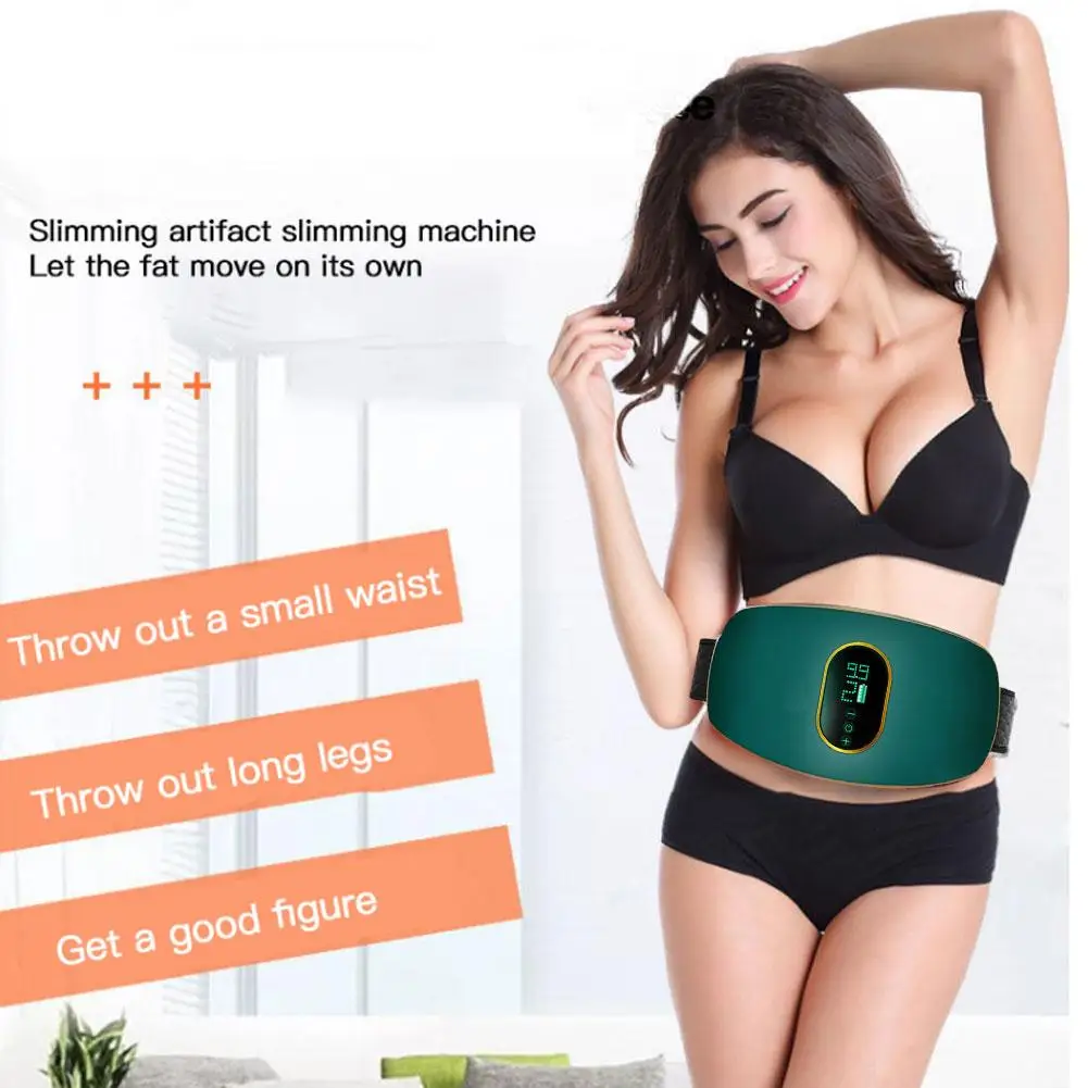 Rechargeable Waist Slimming Belt Fitness Massager Weight Loss Body Shaping Constipation Relief Instrument