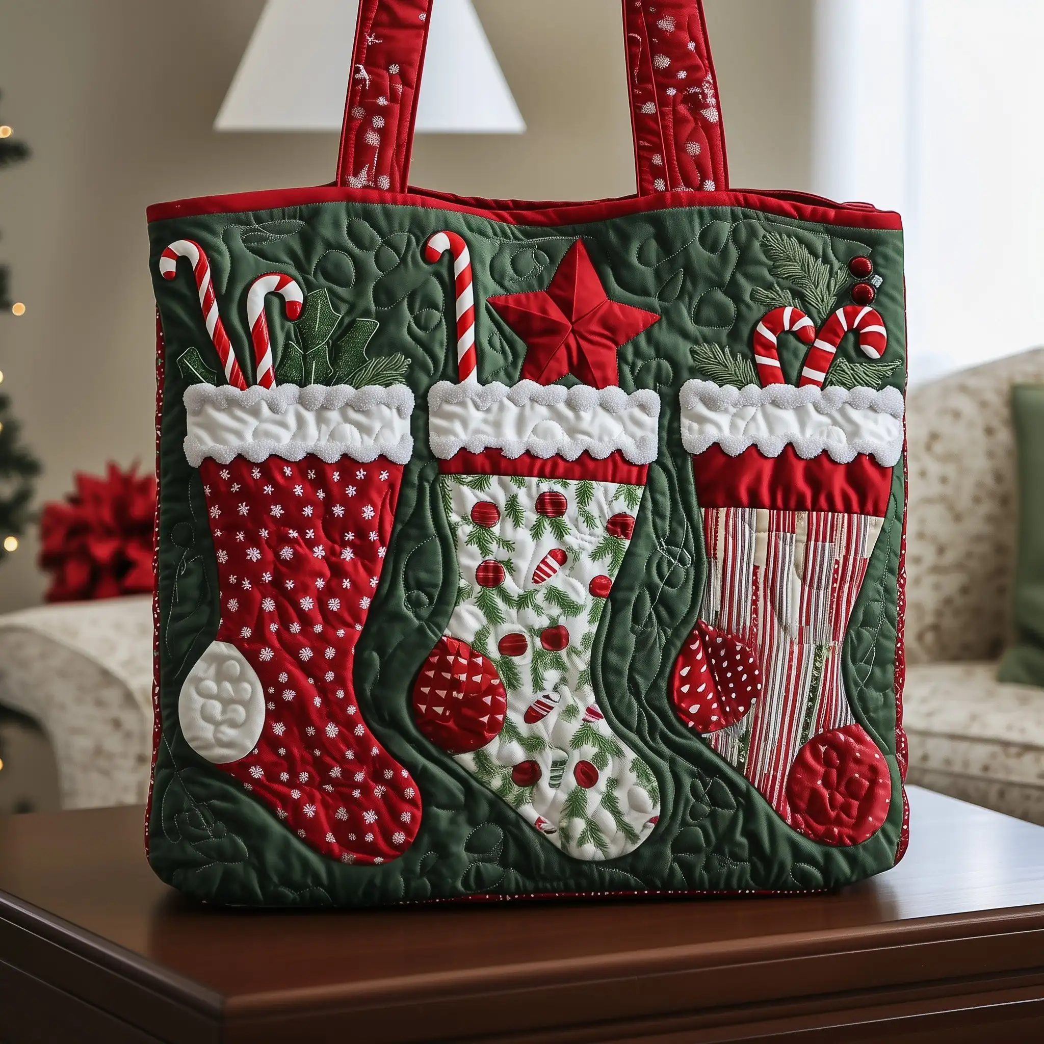 

3D Printed Quilted Tote Bag Shopping Bags Gifts Shoulder Bag Handbag Sport Bag elegant Travel Beach Hiking Camping