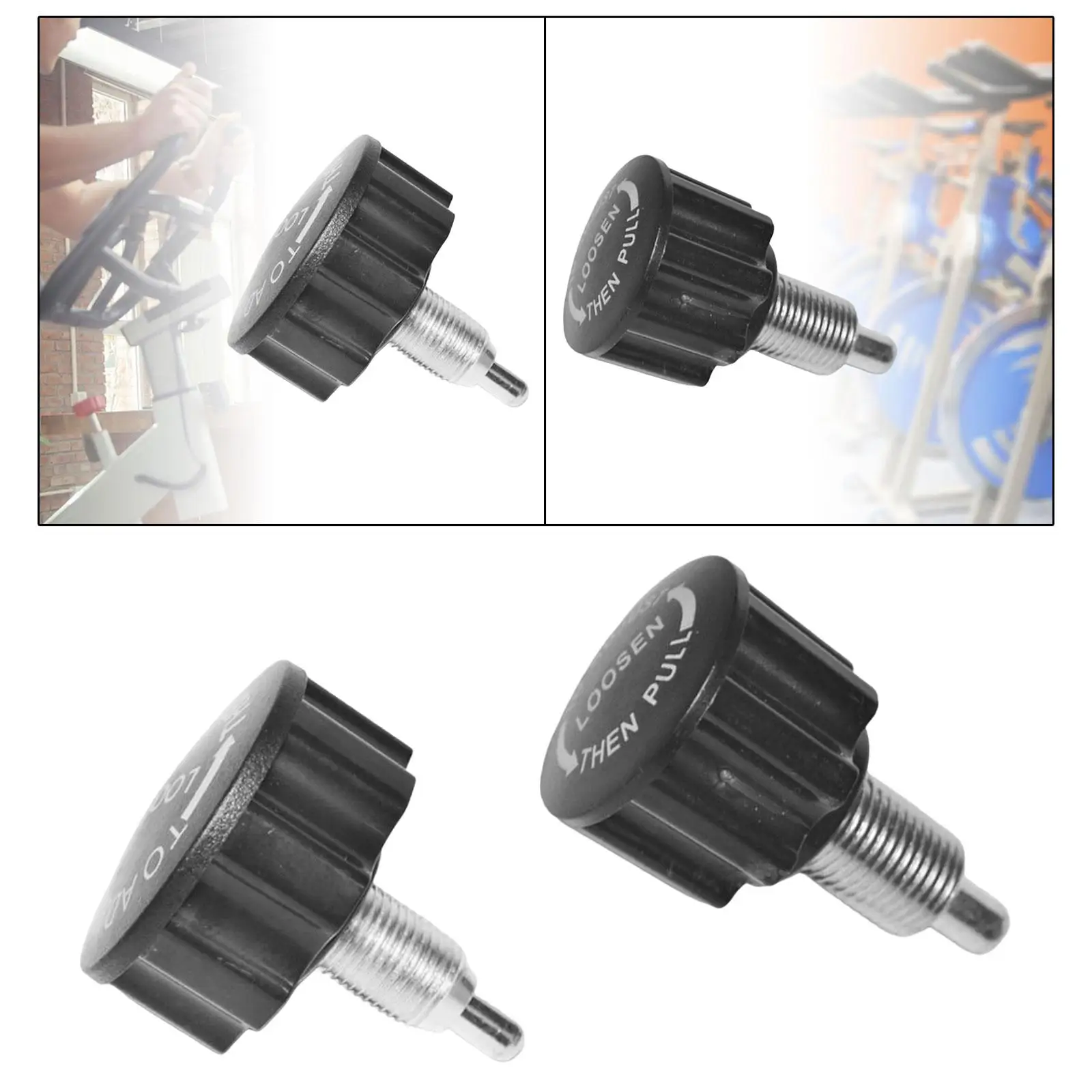 Manopola di regolazione fitness Perno di trazione per bici sportiva Manopola a molla Accessori per palestra di casa Attrezzatura per il fitness per esercizi di biciclette da interno