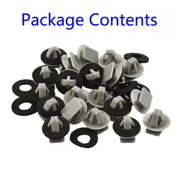20pcs Car Door Clips For Mazda CX-5 CX5 CX-7 For MAZDA 3 6 2 ATENZA Axela For Car Door Trim Bumper Car Clips With Washers Auto