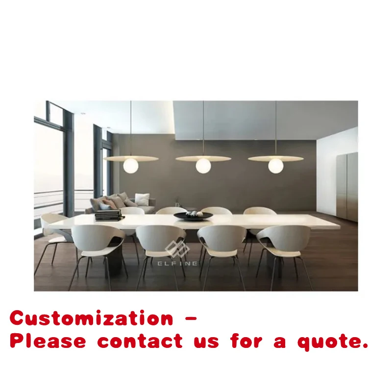 

custom.Hot Sale Acrylic Office Desk Meeting Table White Modern Conference Table