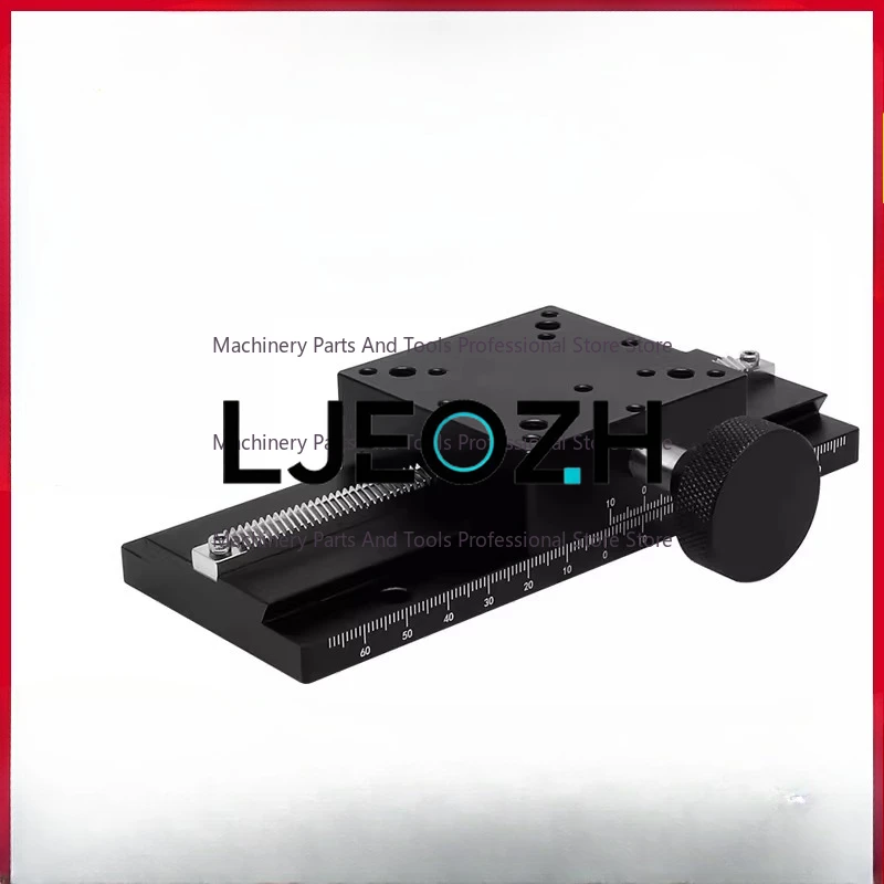 X-axis Dovetail Slot Slide Table Long Stroke Gear Rack Industrial Camera Fine-tuning Optical Displacement Table LWX25/40/60