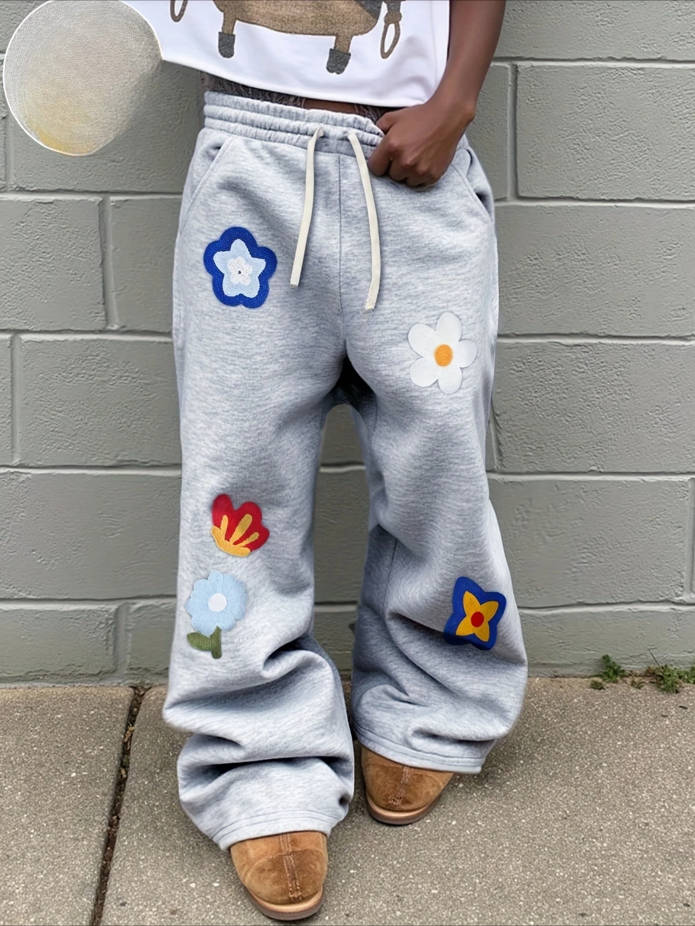 

Мужские повседневные спортивные брюки, модные, удобные, свободные прямые брюки с принтом, подарки друзей для мужчин и женщин