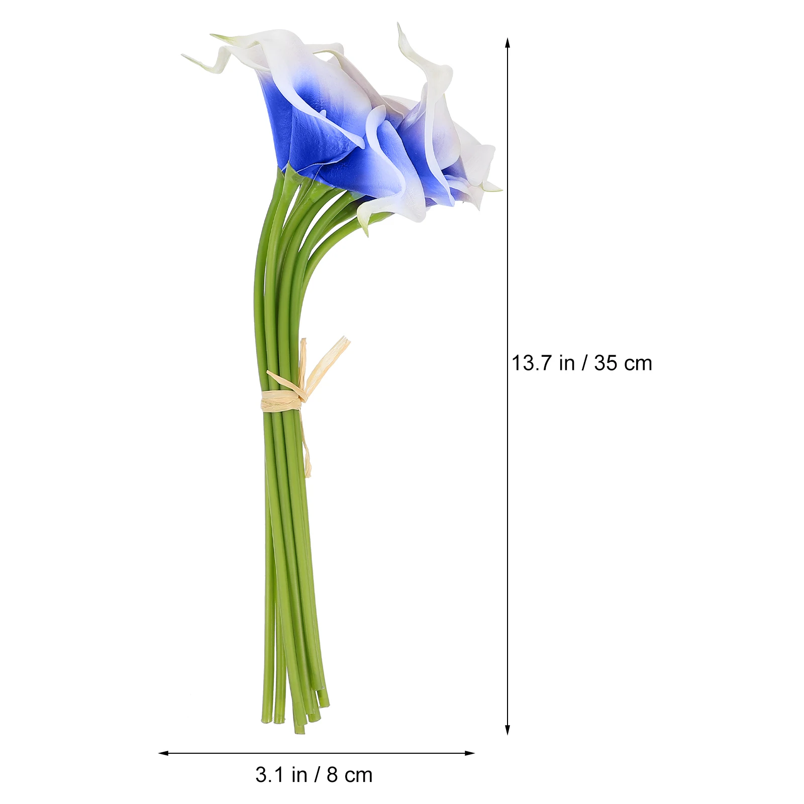 

20 Pcs Artificial Bouquet Fake Flower Decoration Home Office Party Festival Wedding nament PU Material Real Look