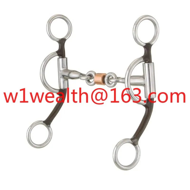 Stainless Steel Loose Ring Mahler Harness, Equestrian Training Mahler
