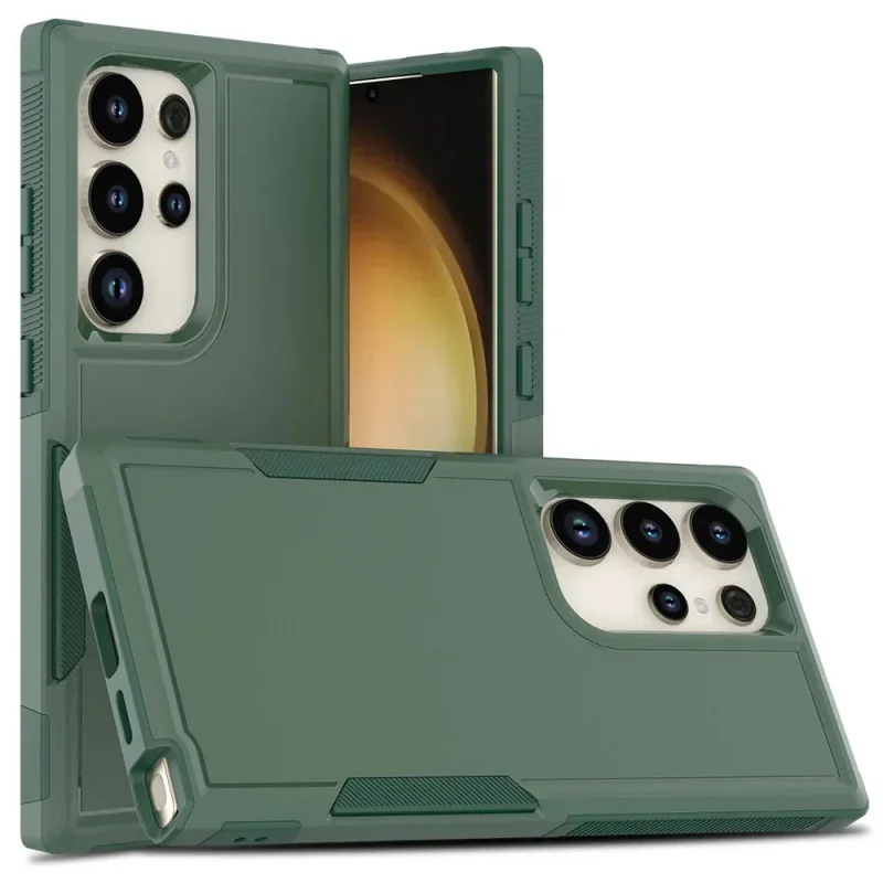 Heavy Duty Shockproof Phone Case For Samsung Galaxy S26 S25 S24 S23 Ultra S22 Plus S21 FE Anti-Drop Non-Slip Bumper Cover Funda