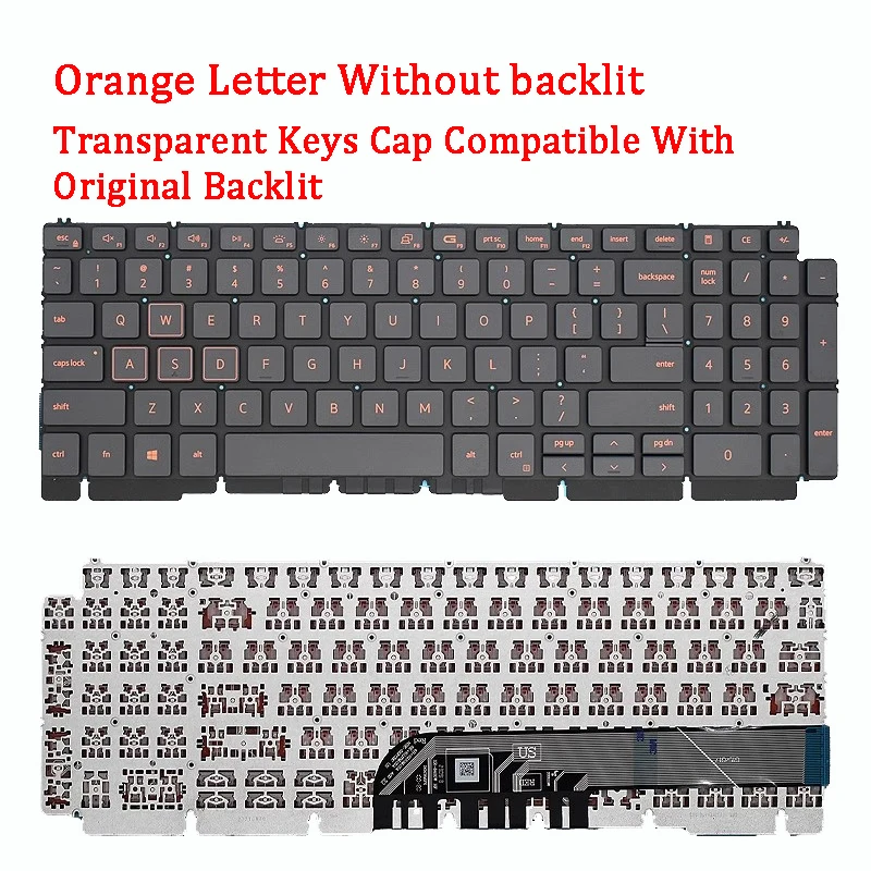 New ORIGINAL Laptop Keyboard For DELL G15 Ryzen Edition G15 5510 5511 5515 5520 5530
