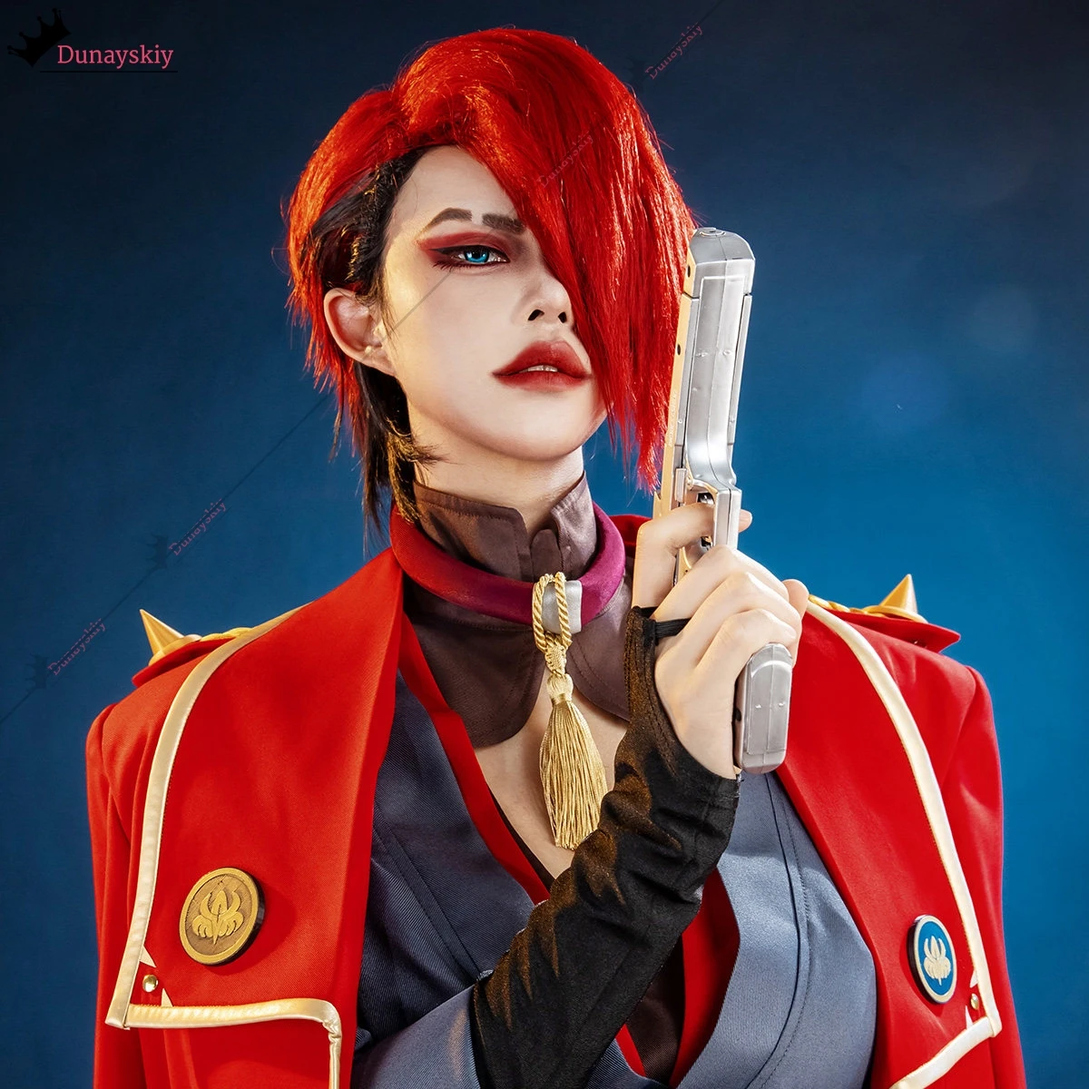 Gachiakuta‌ Zanka Kyouka Cosplay Costume Zanka Nijiku Custom New Red Cloak Dress Prop Halloween Carnival Men Women Dress Up view 6
