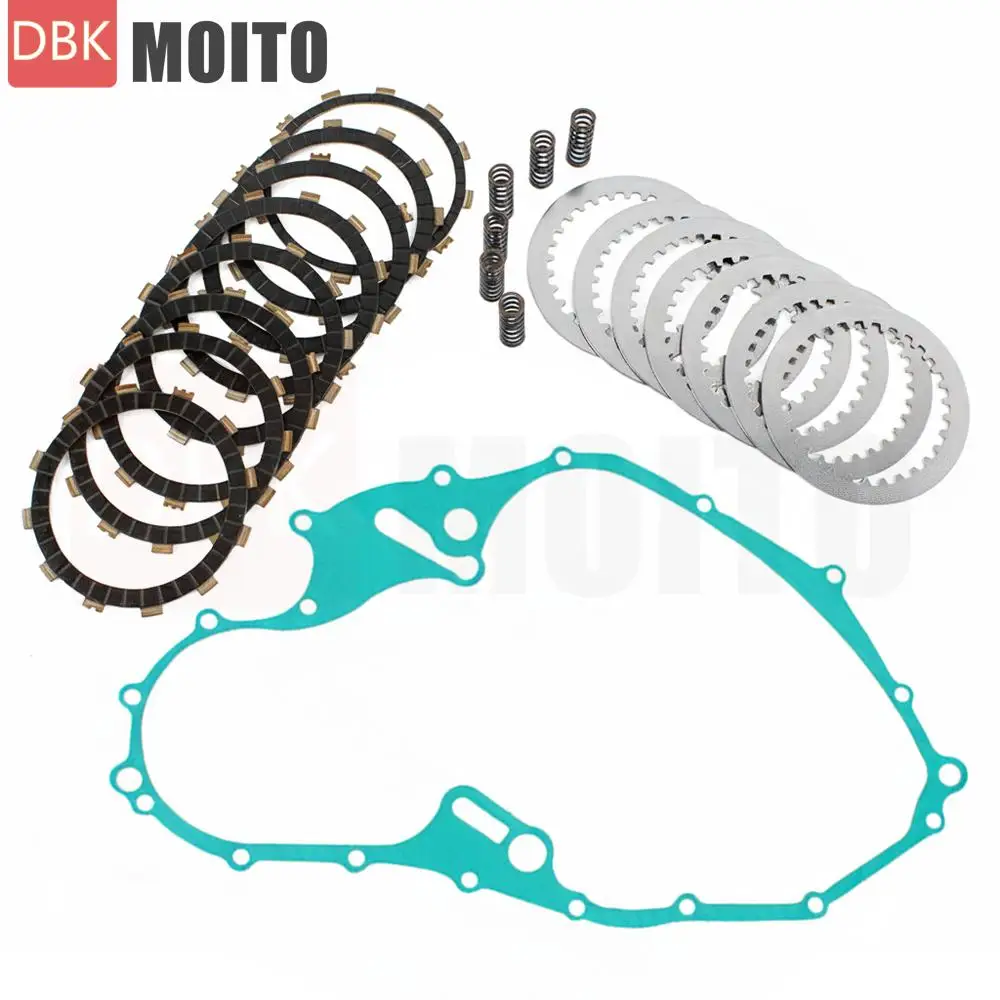 Motorcycle Clutch Kit Friction Plates & Cover Gasket For Yamaha Raptor 700 700R YFM700 YFM700R 2006-2021