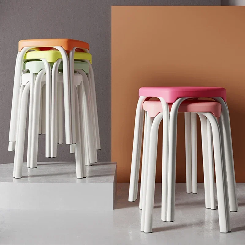 

Stools Home Stackable Modern Simple Dining Table Stools Thickened Plastic2025