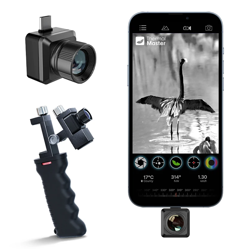 

T2pro Thermal Camera for Hunting Android phone 512*384 X³IR Resolution 1579yards Night Vision Thermal Moocular