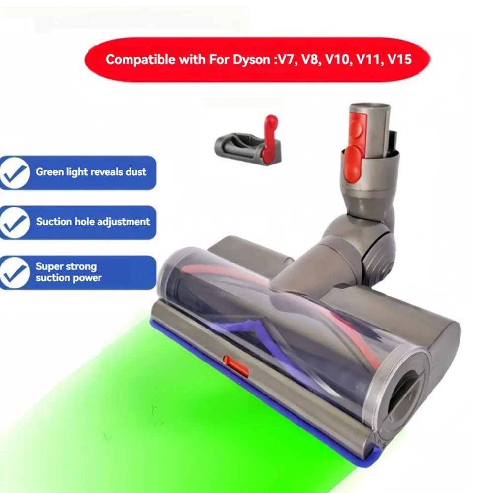 

ABVI-Многофункциональная быстросъемная насадка с прямым приводом для Dyson V7, V8, V10, V11, V15 — идеально подходит для ковров и твердых полов