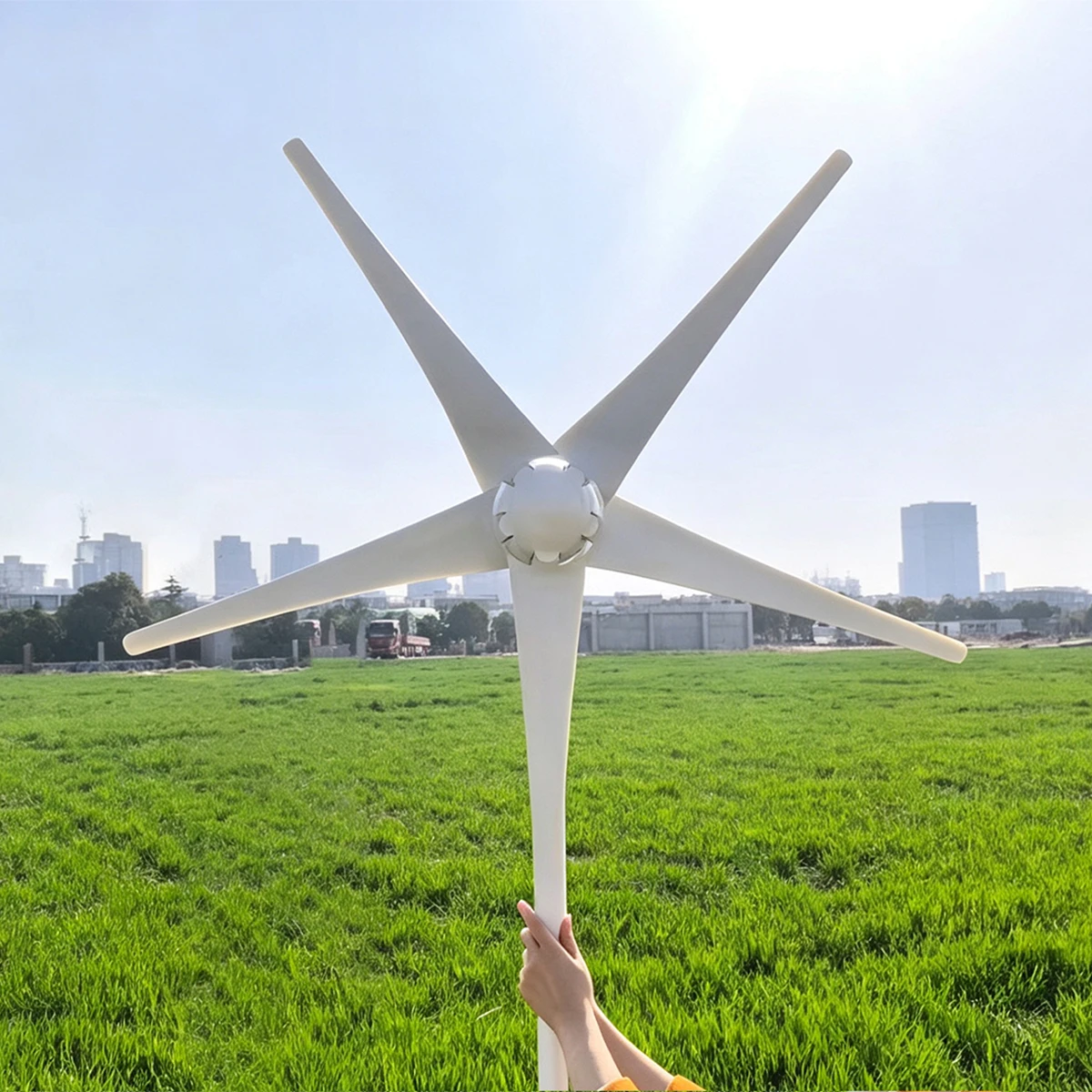 Factory Horizontal axis Wind Turbine 1000W 4000W With mppt controller Wind Solar Hybrid for Street Light Monitoring 12V/2V