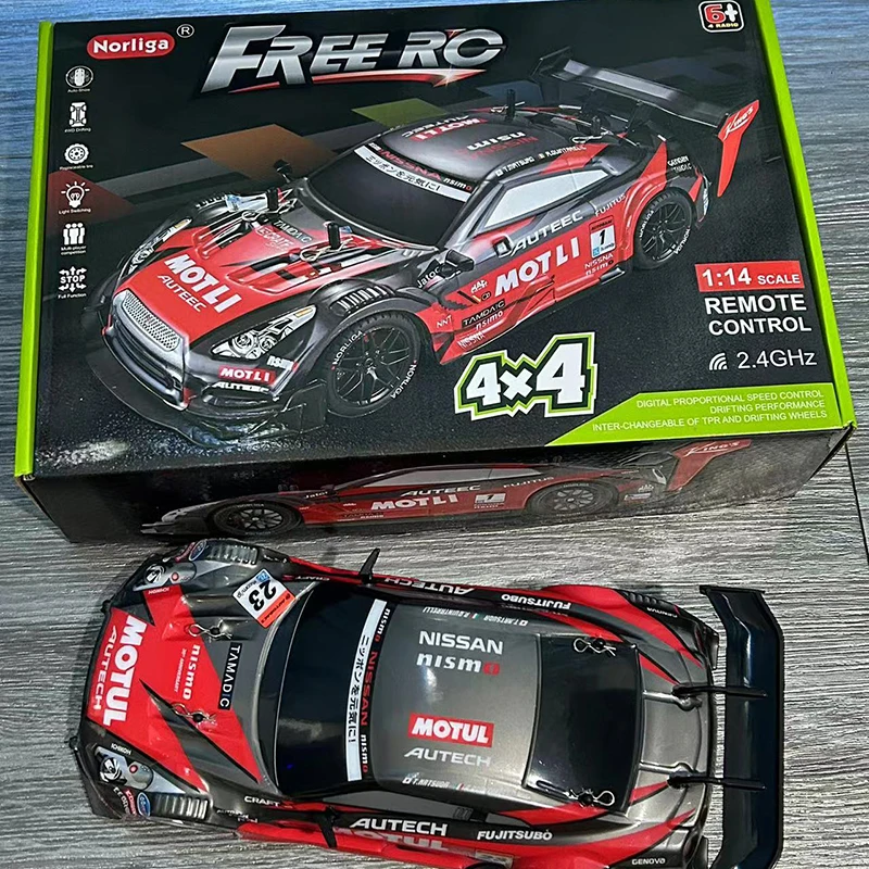 Rc Drift Car Ae86 Remote Control 1:24 Four-Wheel Drive Remote Control High-Speed Race Car 2.4g Simulation Kids Xmas Special Gift