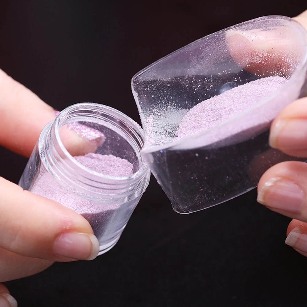 

4 pcs Dip Powder Box Tray Dipping Containers for Nail French Tip Kit Nails Shaping Tool Manicure Powder Jar Non Toxic Easy Clean