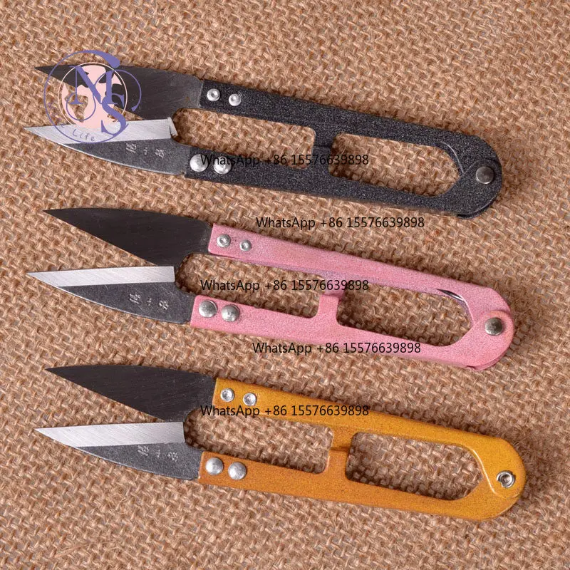 Carbon Steel Thread Snips, Sharp Spring Embroidery Cutter for Sewing & Cross Stitch