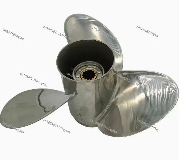 Boat Propeller 9 1/4x12 for Honda 10HP-20HP 3 Blades Stainless Steel Prop SS 8 Tooth RH OEM NO: 58133-ZV4-012AH 9.25x12