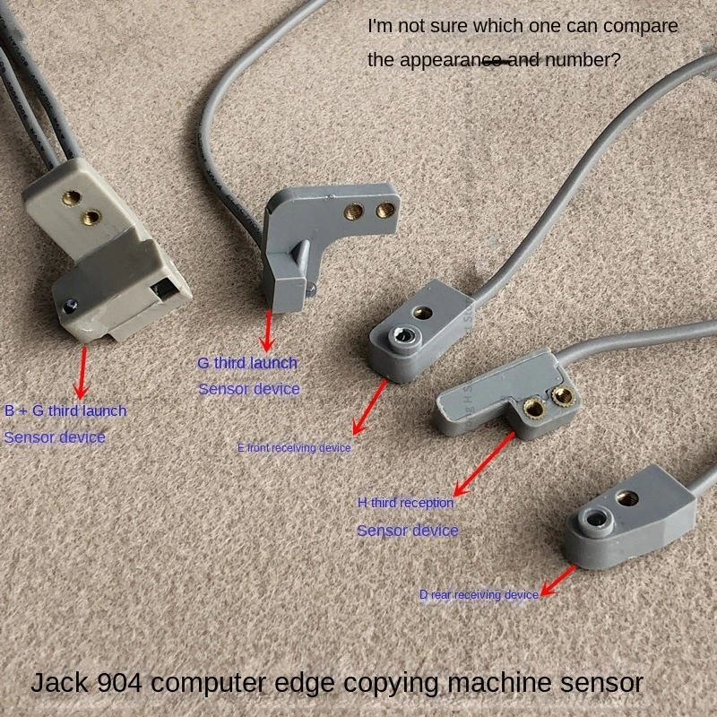 1PCS Original Sensor Front and Rear Receiving Transmitter Receiving Sensor for Jack 905e 904e Computer Overelock Sewing Machine