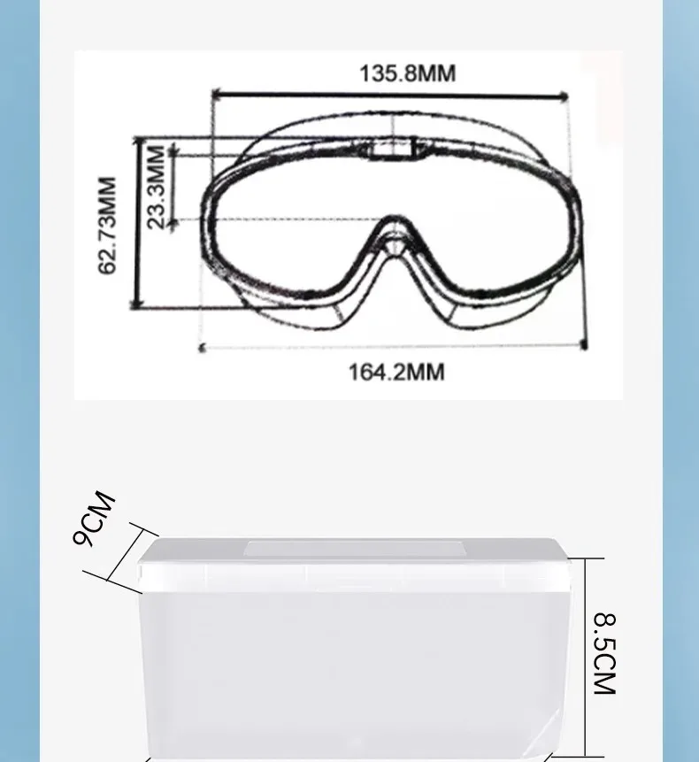 AREMA Neue HD-Antibeschlag-Anti-UV-Schwimmbrille für Erwachsene, mehrere Farben erhältlich – Detail 15