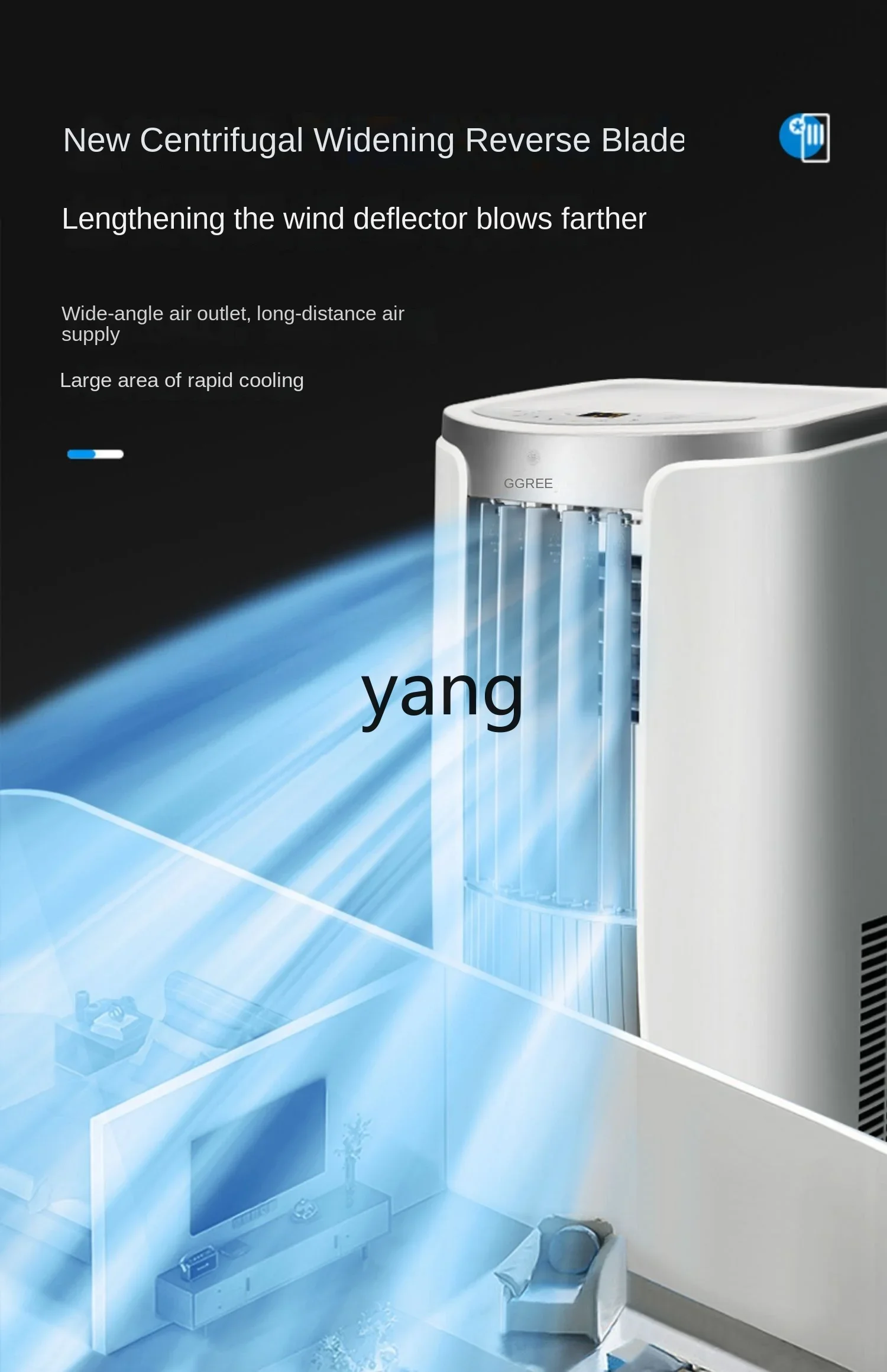 CX  Removable Air Conditioner All-in-One Machine Installation-Free Household Kitchen Cold and Warm Portable