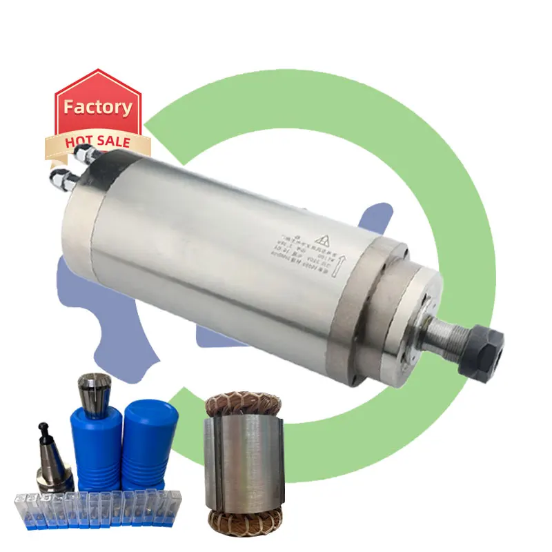 

CNC LY 220V 380V Outer Diameter 100MM 3KW Water-cooled Spindle Motor for Milling Machine